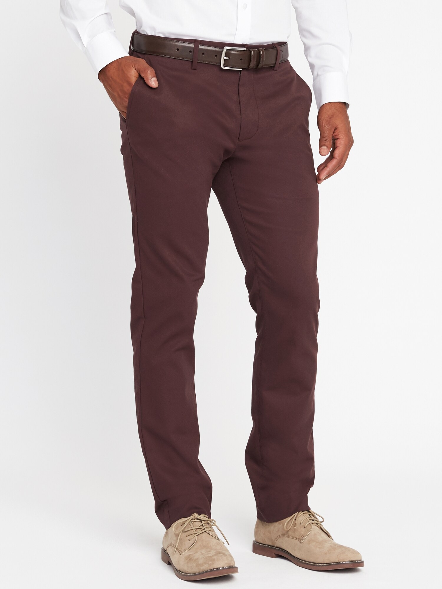 Slim Signature BuiltIn Flex NonIron Pants for Men Old Navy