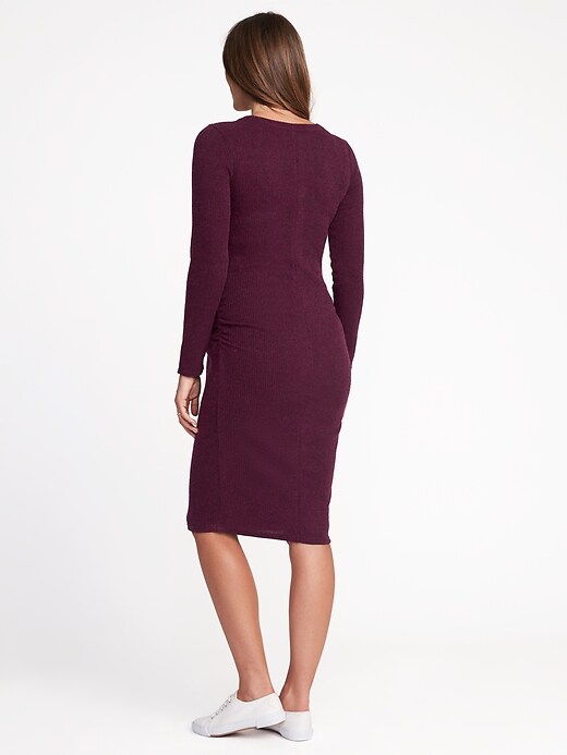Image number 2 showing, Maternity Sweater-Knit Dress