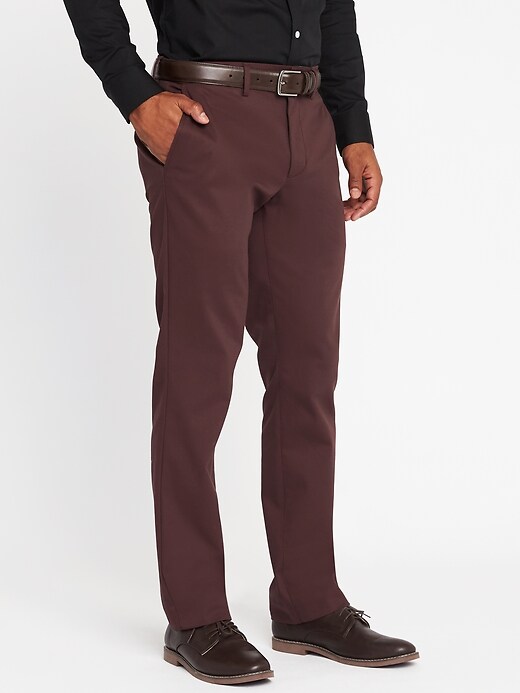 View large product image 1 of 1. Straight Signature Built-In Flex Non-Iron Pants for Men