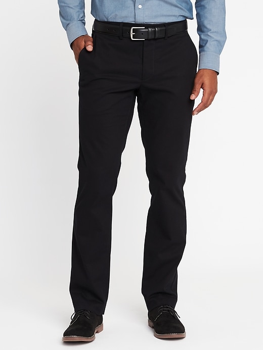 View large product image 1 of 1. Straight Signature Built-In Flex Non-Iron Pants for Men