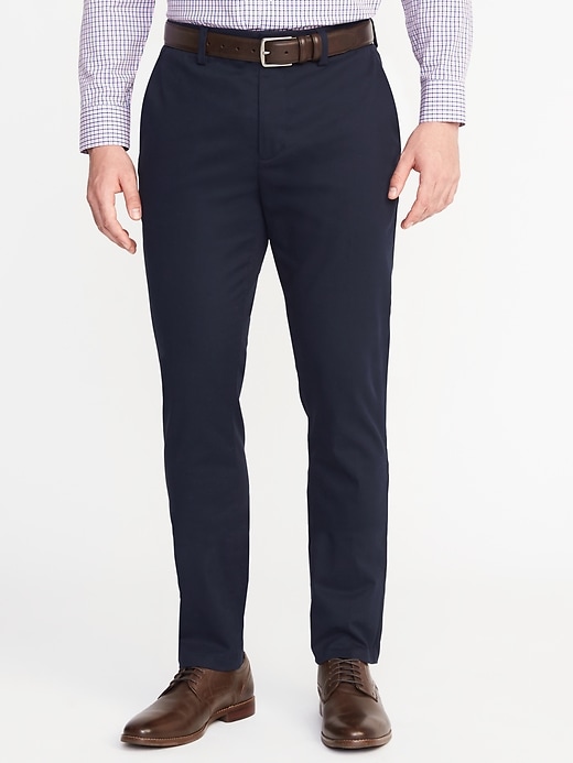 View large product image 1 of 1. Athletic Built-In Flex Signature Non-Iron Dress Pants