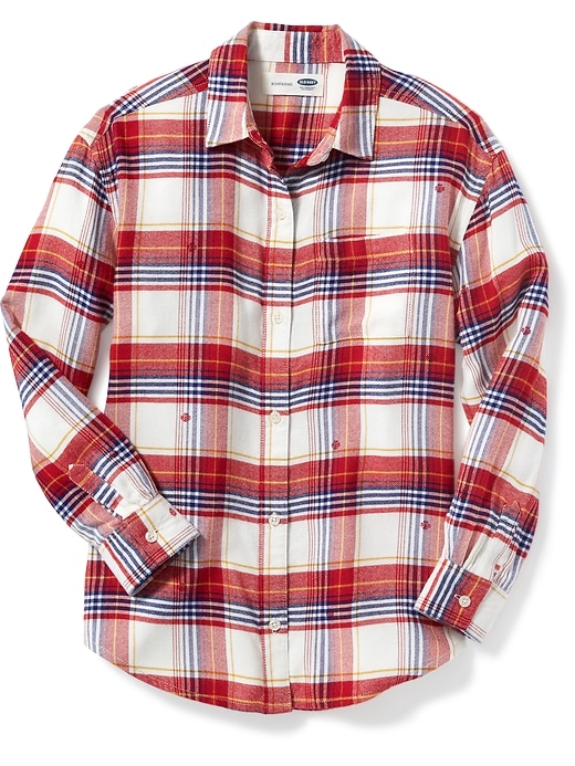 View large product image 1 of 1. Plaid Boyfriend Tunic for Girls