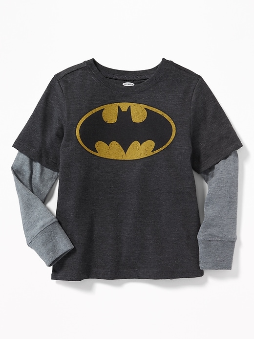 View large product image 1 of 2. DC Comics&#153 Batman 2-in-1 Tee for Toddler Boys