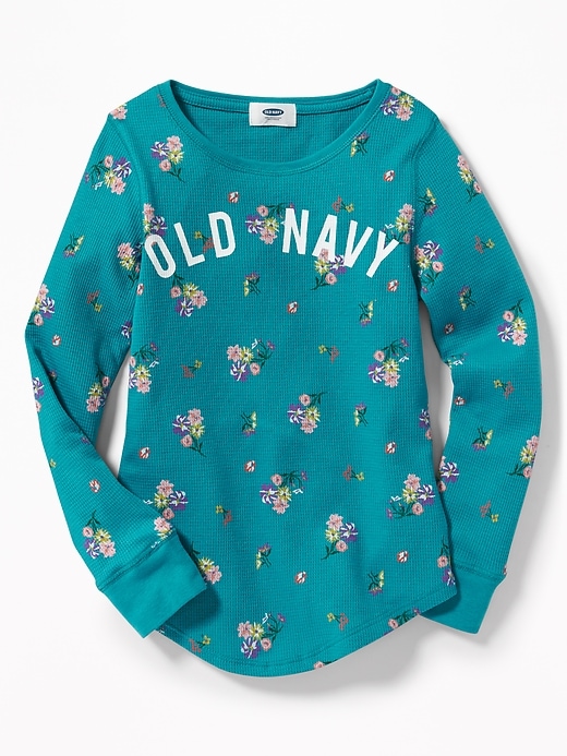 Thermal Scoop-Neck Tee for Girls | Old Navy