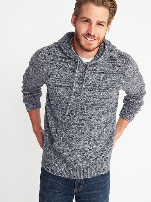Image number 4 showing, Sweater-Knit Hoodie