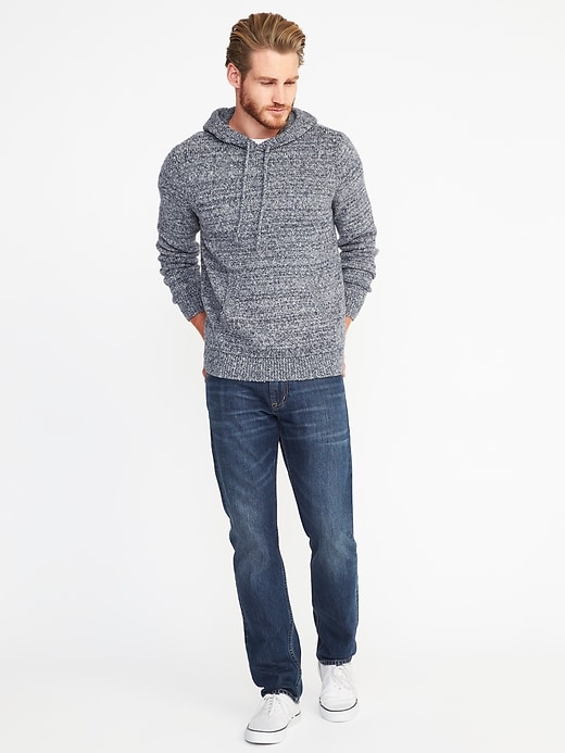Image number 3 showing, Sweater-Knit Hoodie