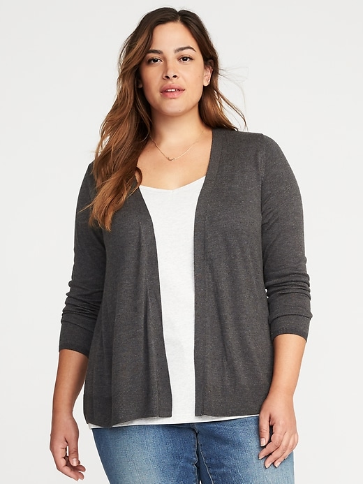 Plus-Size Open-Front Sweater | Old Navy