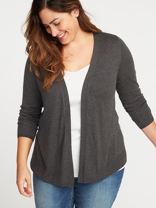 Plus-Size Open-Front Sweater | Old Navy