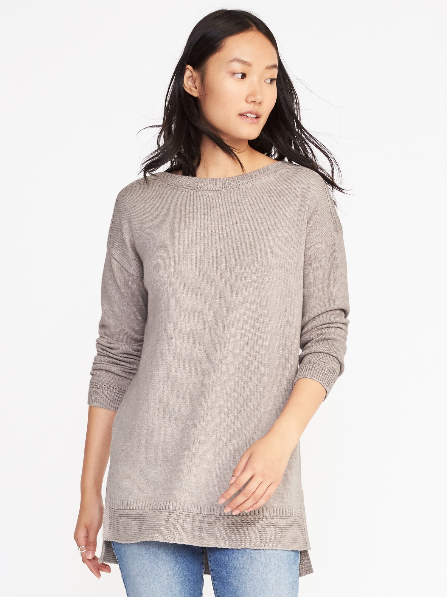 Boat-Neck Tunic Sweater for Women | Old Navy