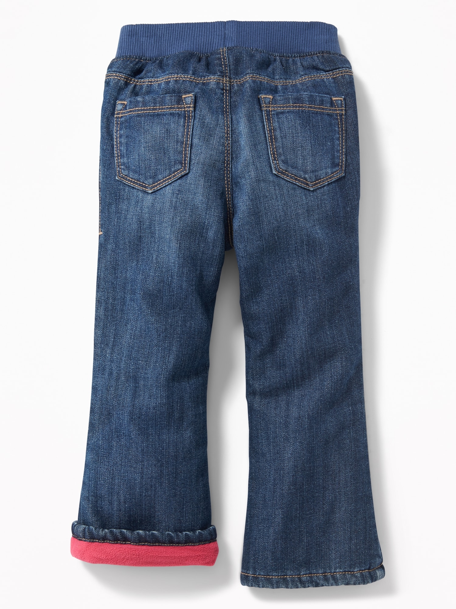 MicroFleeceLined BootCut Jeans for Toddler Girls Old Navy