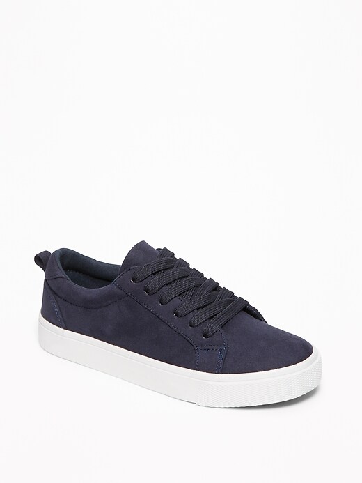 View large product image 1 of 3. Sueded Lace-Up Sneakers for Boys