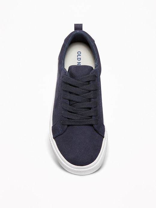 View large product image 2 of 3. Sueded Lace-Up Sneakers for Boys