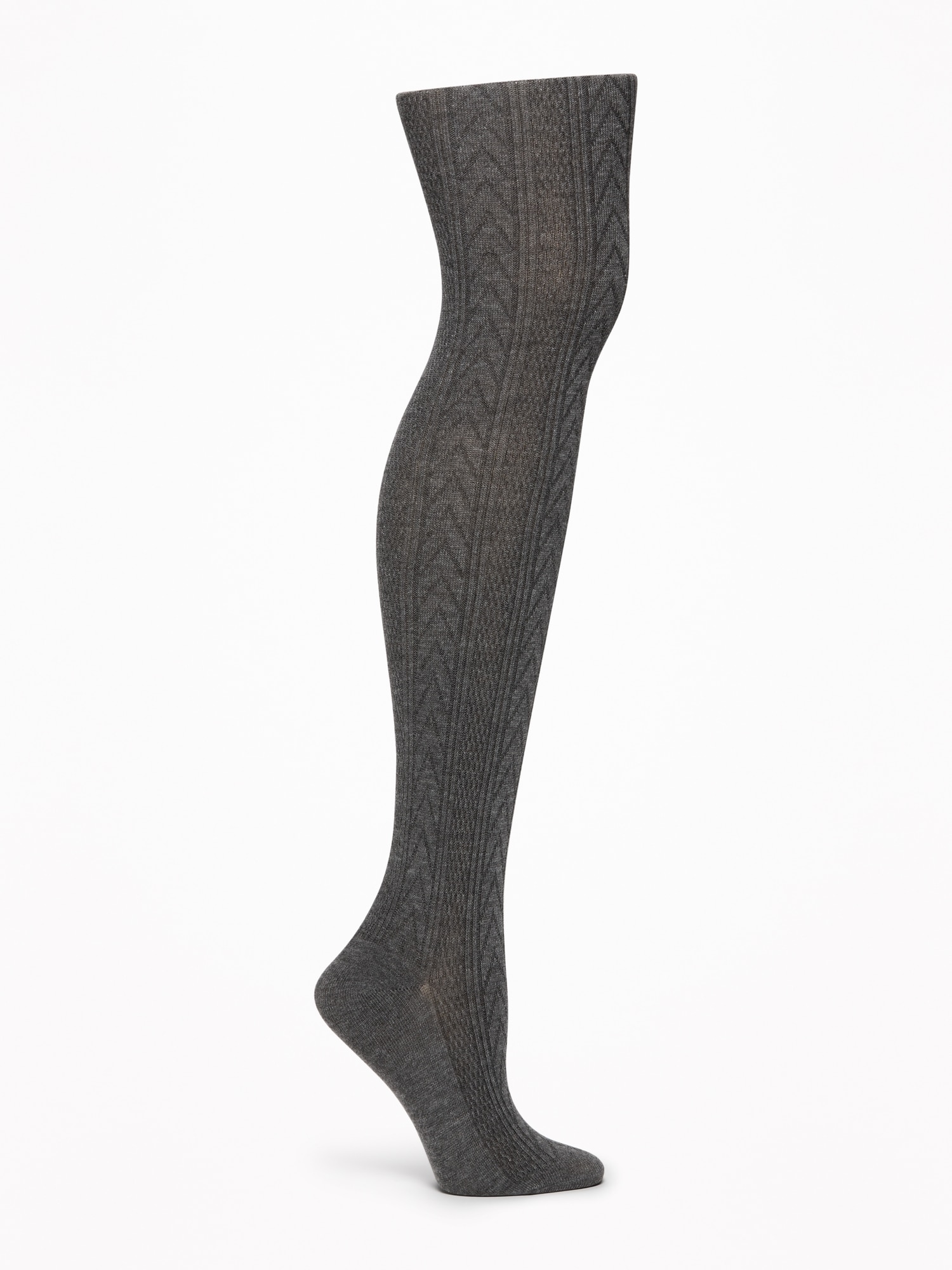 Cable-Knit Tights for Women