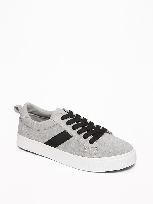 View large product image 1 of 3. Jersey Lace-Up Sneakers for Boys