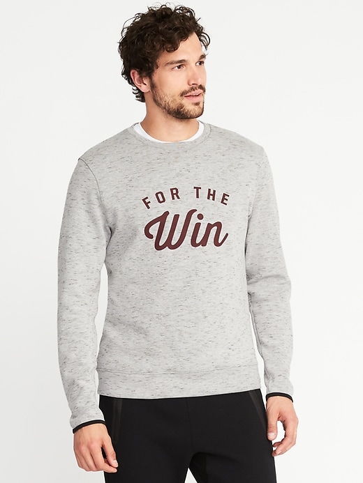 Image number 1 showing, Graphic Go-Dry Sweatshirt for Men