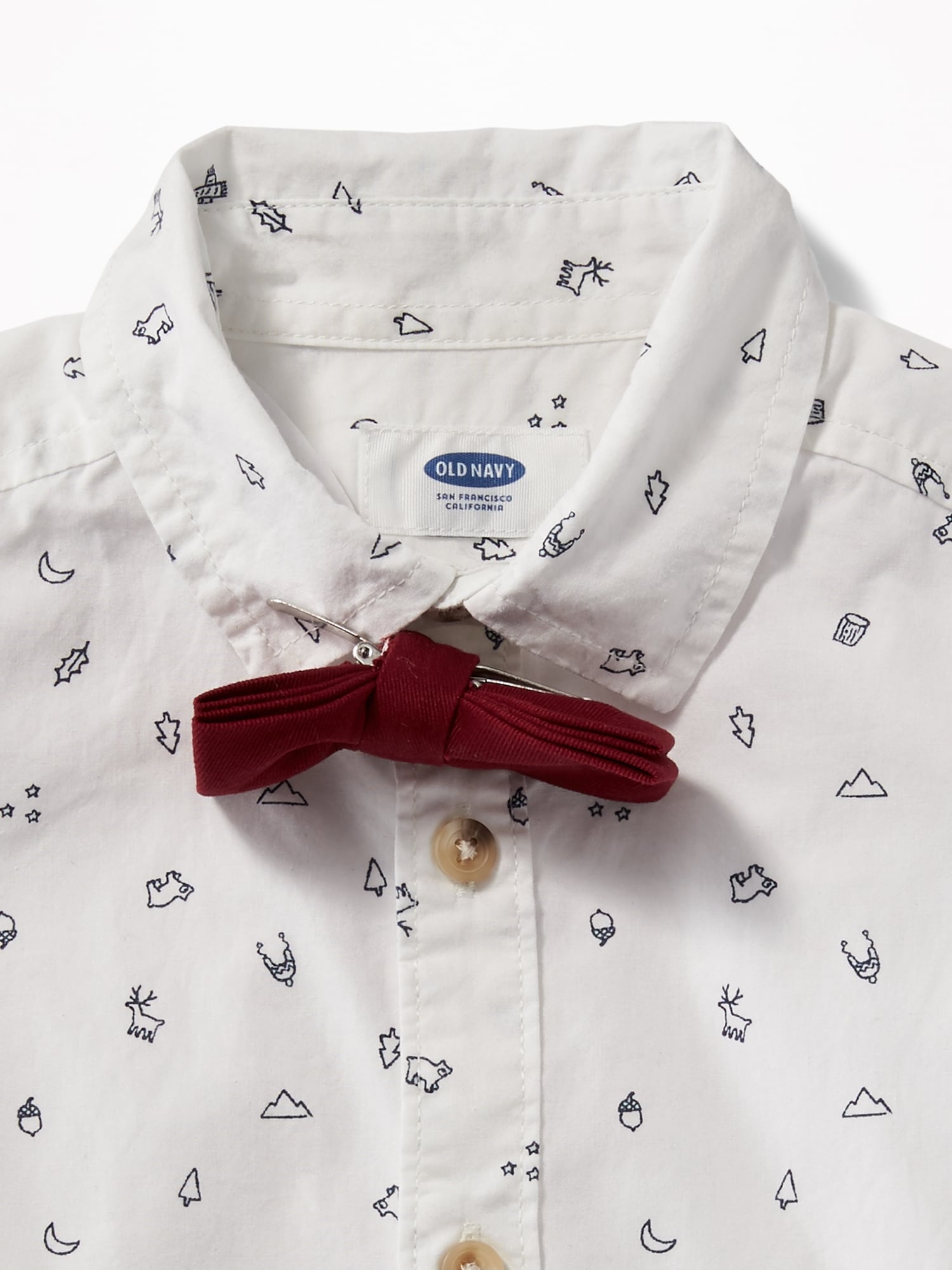 Printed Dress Shirt & BowTie Set for Toddler Boys Old Navy