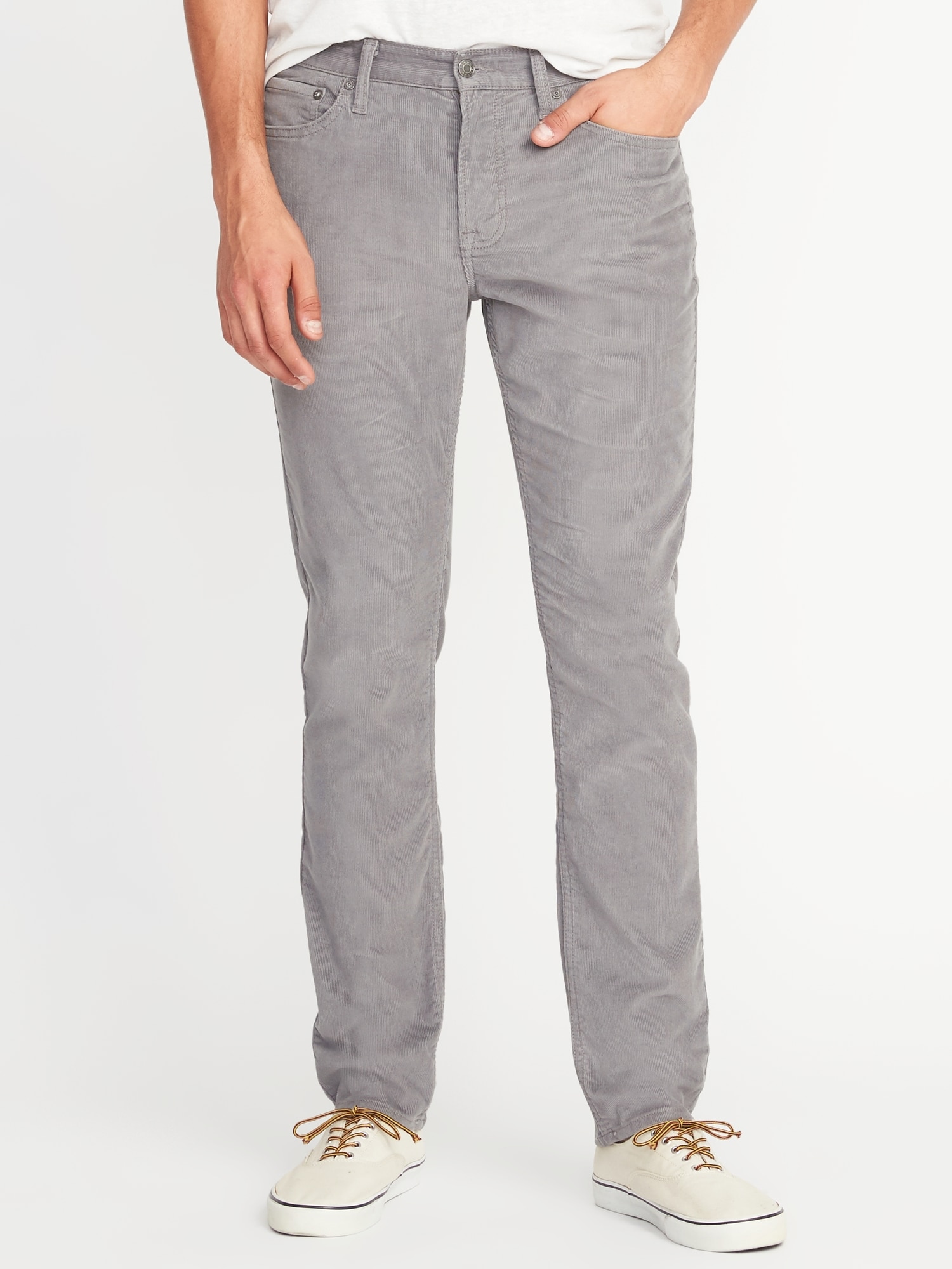 Slim BuiltIn Flex FivePocket Cords for Men Old Navy