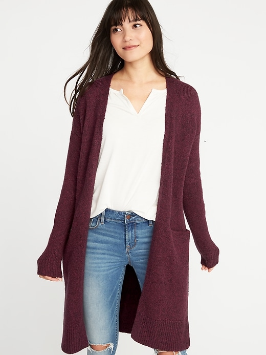 Open-Front Bouclé Sweater for Women | Old Navy