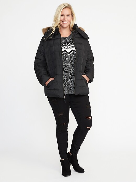 Image number 3 showing, Frost-Free Plus-Size Hooded Jacket