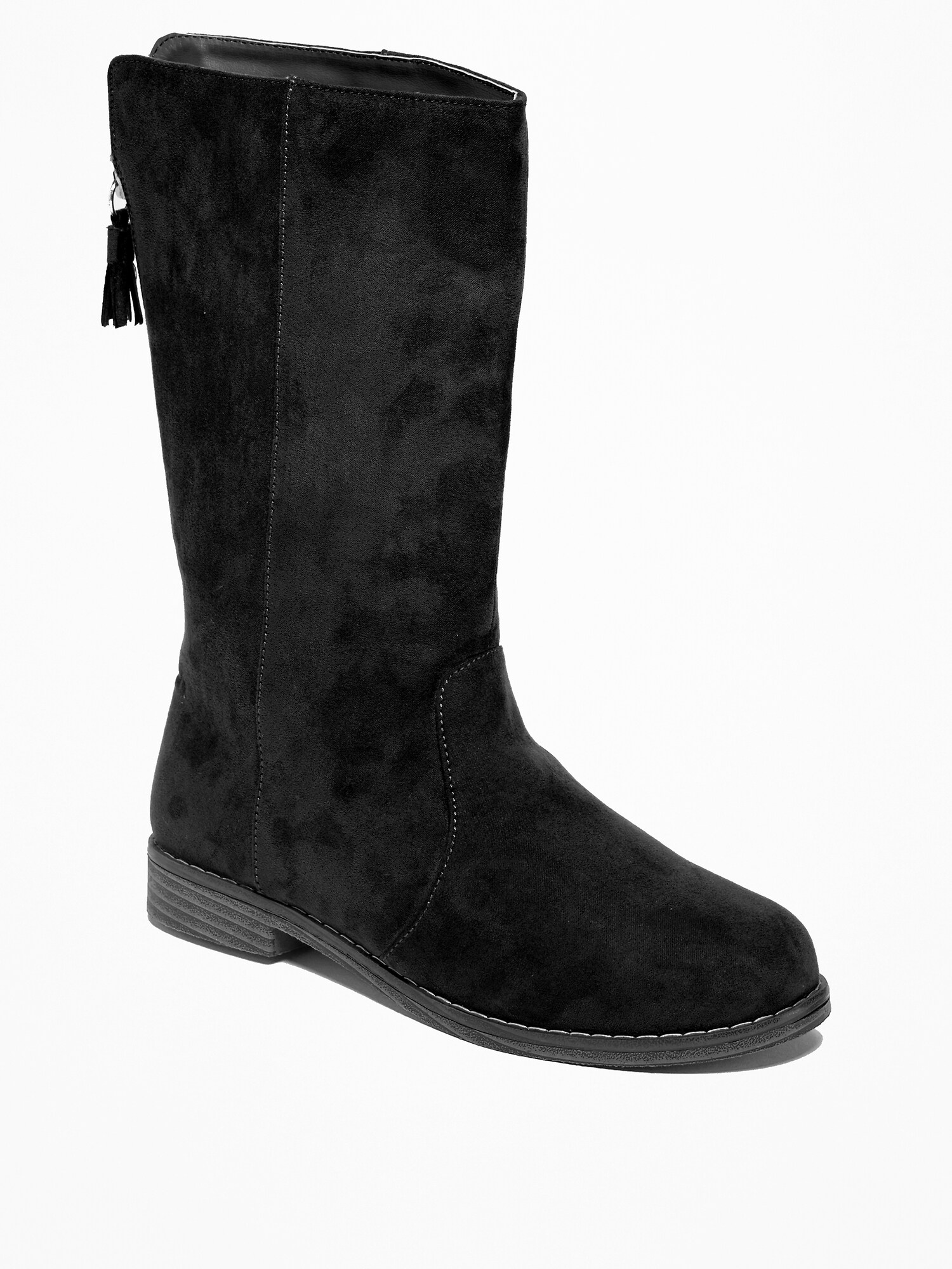 Sueded TasselZip Tall Boots for Girls Old Navy