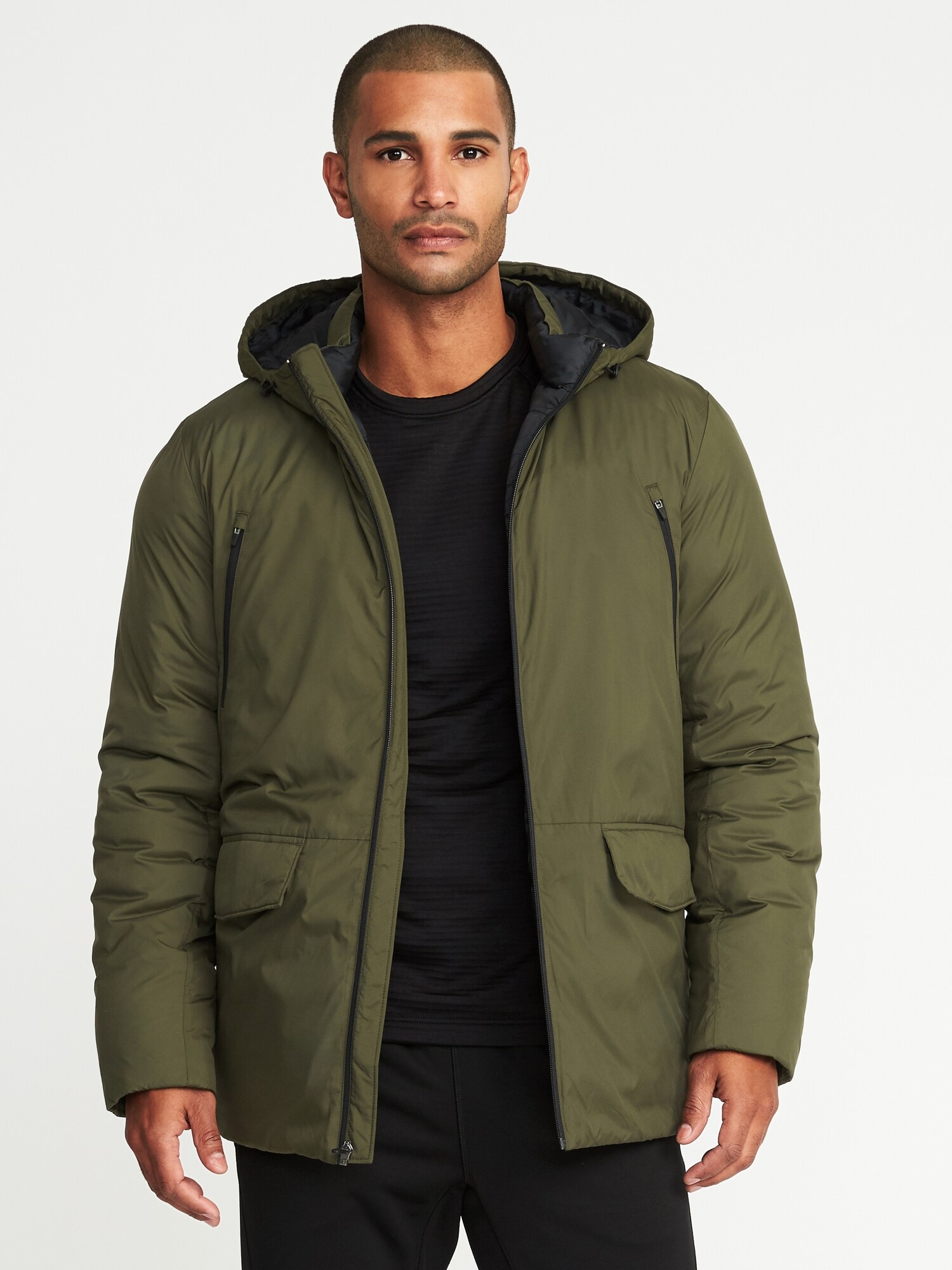 Go-Warm Insulated Hooded Parka for Men | Old Navy