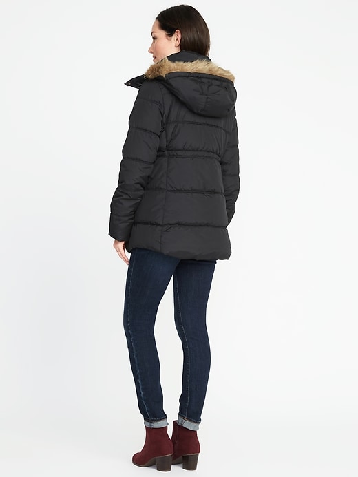 Image number 2 showing, Maternity Hooded Frost-Free Jacket
