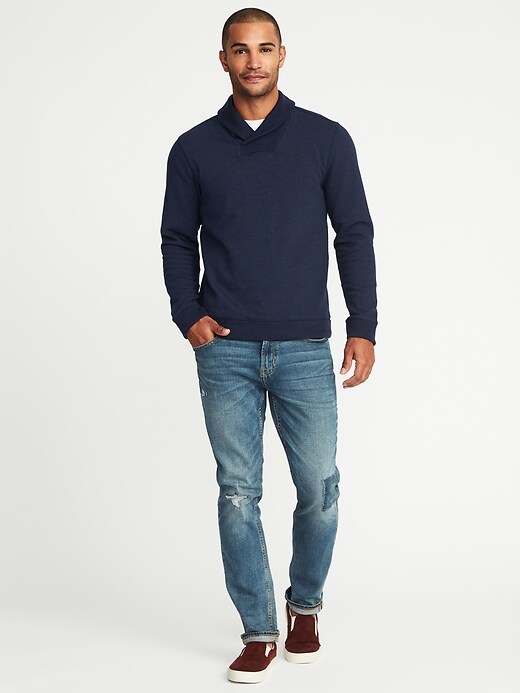 Image number 3 showing, Shawl-Collar Sweatshirt for Men