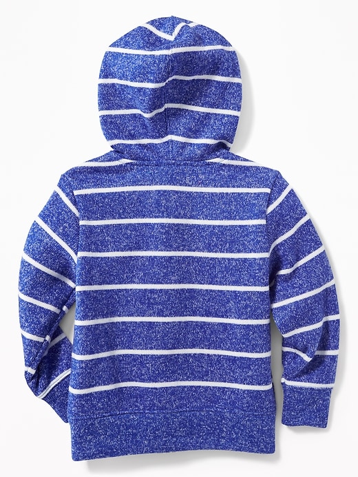 View large product image 2 of 4. Sweater-Knit Fleece Hoodie for Toddler Boys