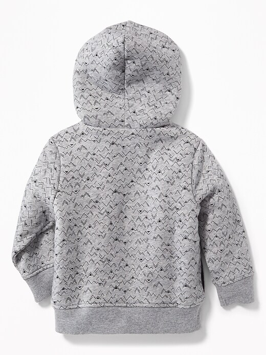 View large product image 2 of 4. Printed Sherpa-Lined Zip Hoodie for Toddler Boys