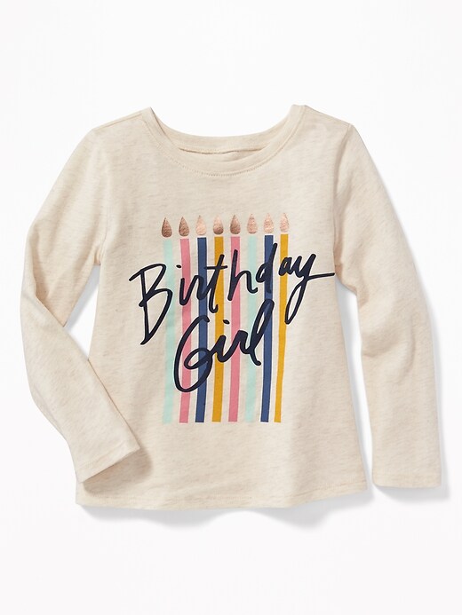 Graphic Long-Sleeve Tee for Toddler Girls | Old Navy