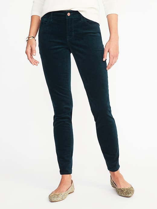 View large product image 1 of 1. Mid-Rise Velvet Rockstar Pants for Women