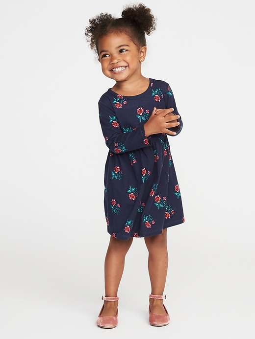 Jersey Fit & Flare Dress for Toddler Girls | Old Navy