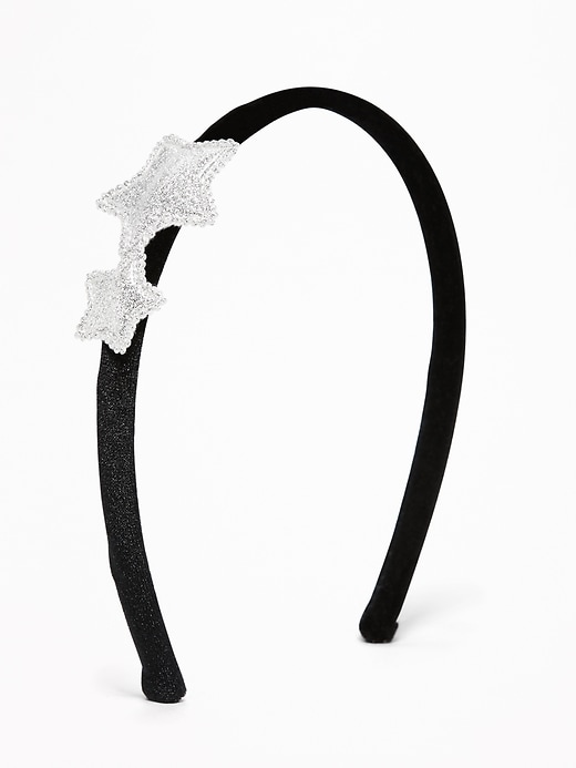 View large product image 1 of 1. Velvet Star-Appliqué Headband for Toddler Girls