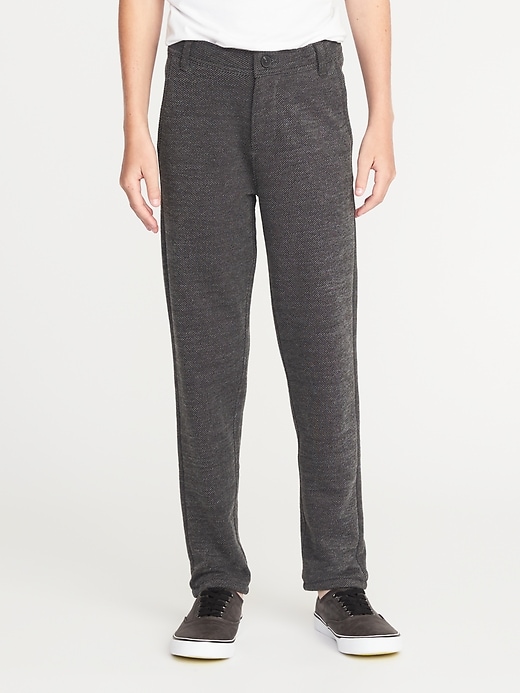 View large product image 1 of 3. French-Terry Tapered Pants For Boys