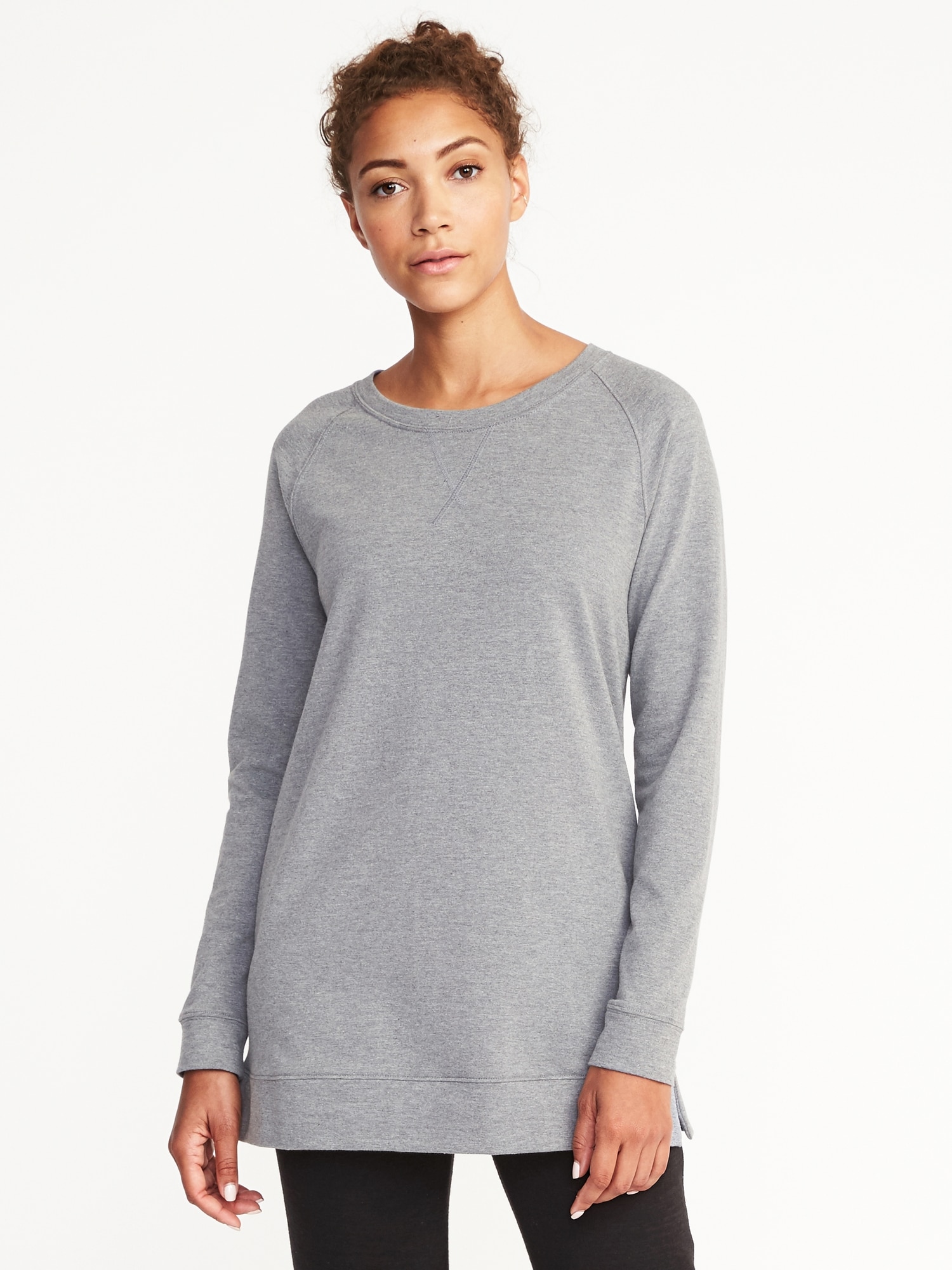 French-Terry Sweatshirt Tunic for Women | Old Navy