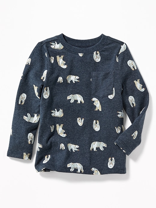 View large product image 1 of 1. Printed Crew-Neck Tee for Toddler Boys