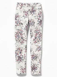 View large product image 3 of 3. Ballerina 360&#176 Stretch Floral Print Jeggings for Girls