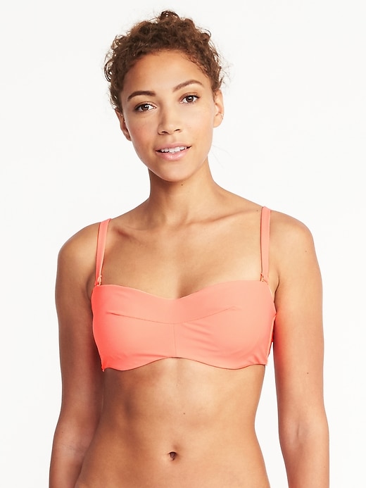 Image number 1 showing, Bandeau Underwire Swim Top for Women