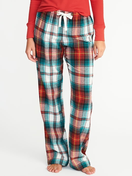 View large product image 1 of 2. Printed Flannel Sleep Pants for Women