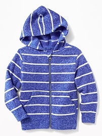 View large product image 4 of 4. Sweater-Knit Fleece Hoodie for Toddler Boys