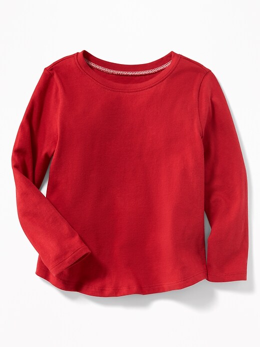 Jersey Scoop-Neck Tee for Toddler Girls | Old Navy