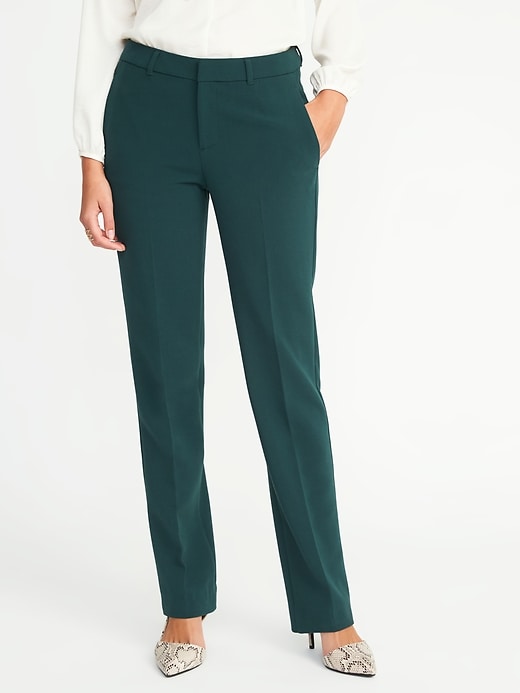 View large product image 1 of 3. Mid-Rise Harper Full-Length Pants for Women