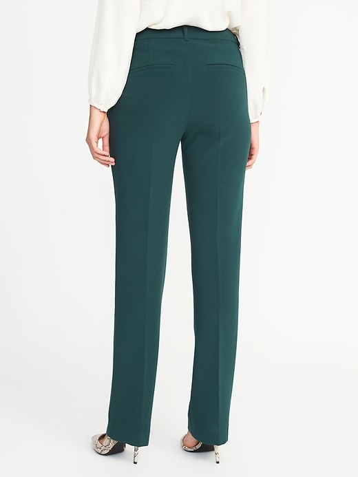 View large product image 2 of 3. Mid-Rise Harper Full-Length Pants for Women
