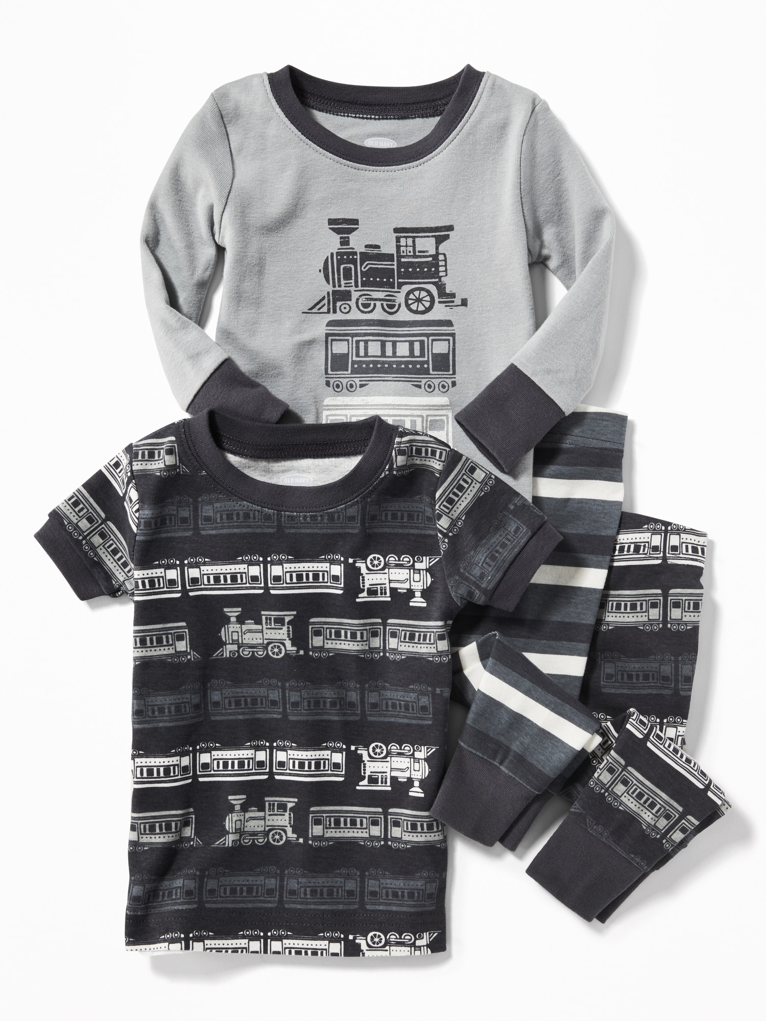 Train-Graphic 4-Piece Sleep Set For Toddler & Baby | Old Navy