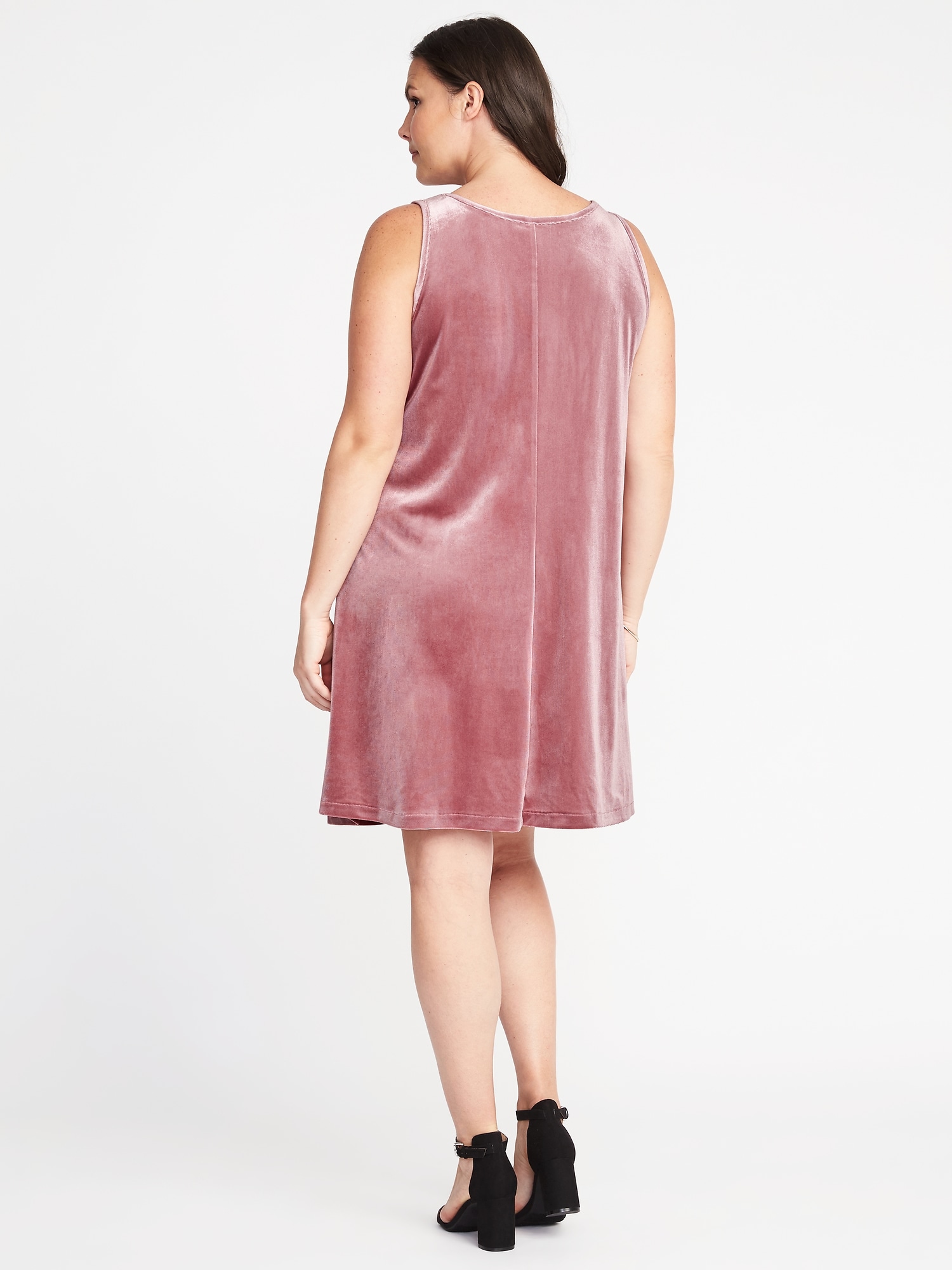 Gap velvet clearance swing dress