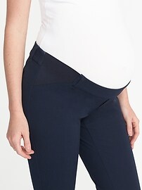View large product image 3 of 3. Maternity Side-Panel Pixie Ankle Pants