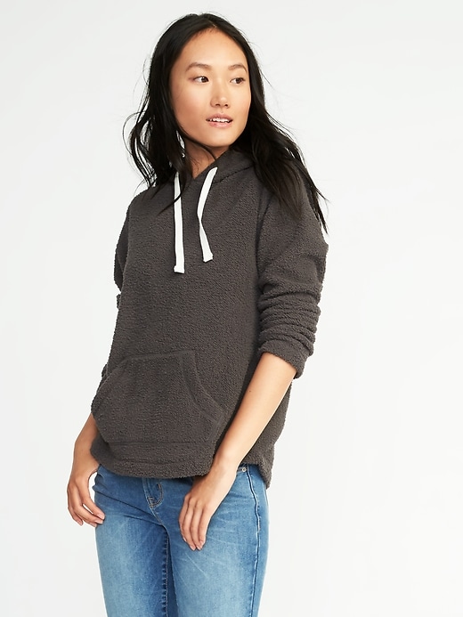 Sherpa Pullover Hoodie for Women | Old Navy