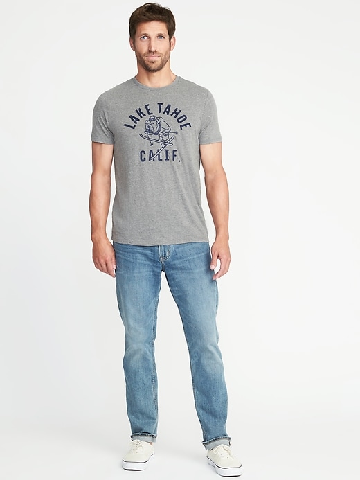 Image number 3 showing, Soft-Washed Graphic Tee for Men