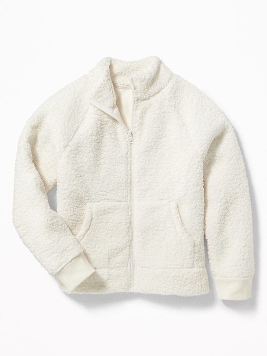 Cozy Sherpa Bomber Jacket for Girls | Old Navy