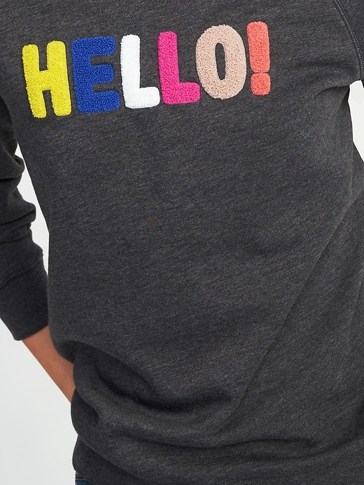 Old navy clearance hello there sweatshirt